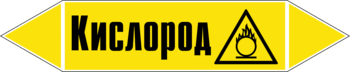 Маркировка трубопровода "кислород" (пленка, 126х26 мм) - Маркировка трубопроводов - Маркировки трубопроводов "ГАЗ" - магазин "Охрана труда и Техника безопасности"