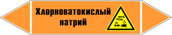 Маркировка трубопровода "хлорноватокислый натрий" (k10, пленка, 716х148 мм)" - Маркировка трубопроводов - Маркировки трубопроводов "КИСЛОТА" - магазин "Охрана труда и Техника безопасности"