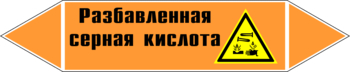 Маркировка трубопровода "разбавленная серная кислота" (k28, пленка, 126х26 мм)" - Маркировка трубопроводов - Маркировки трубопроводов "КИСЛОТА" - магазин "Охрана труда и Техника безопасности"